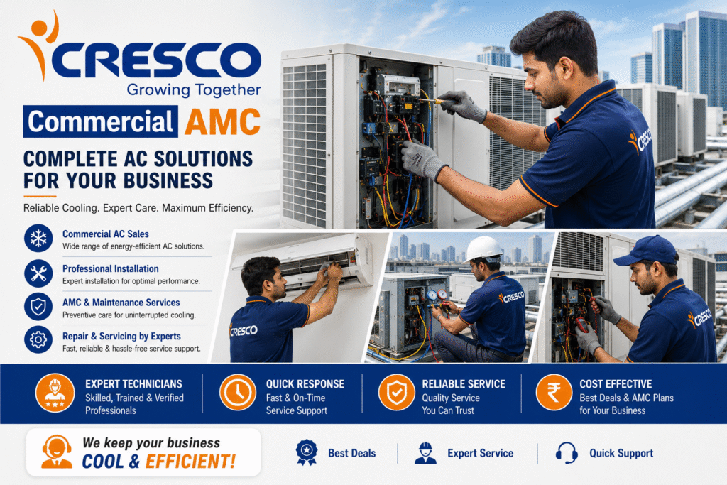 AMC and new AC installation services - Cresco Management